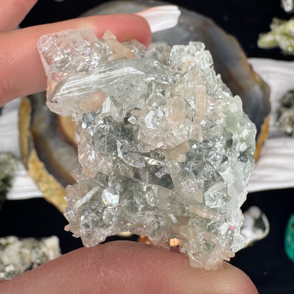Stunning Zeolite Cluster | Stilbite & Apophyllite | High Grade Raw Crystal India - Picture 5 of 8